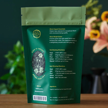 Essentials Bright Green Green Tea August Uncommon Tea
