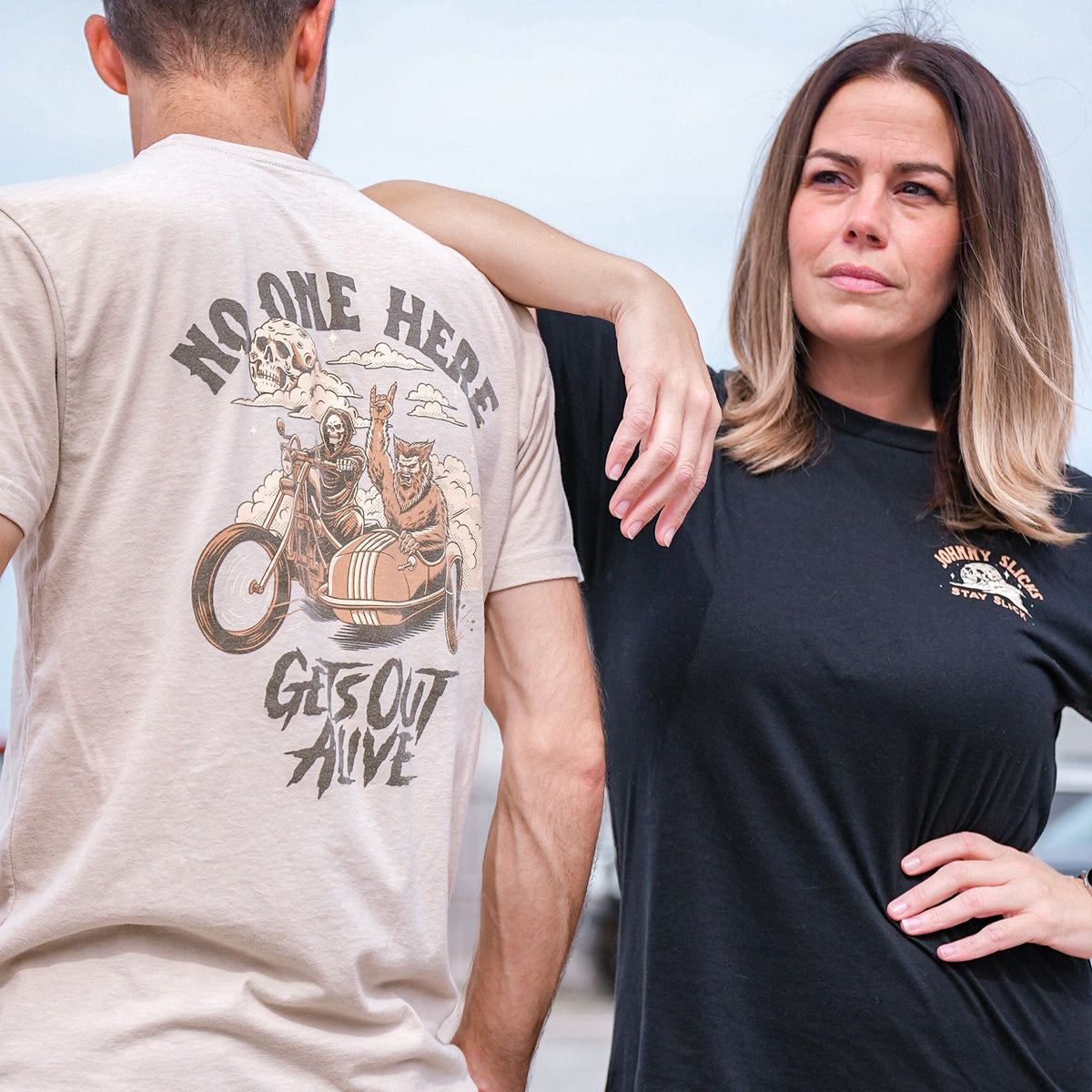 No one here gets out alive T-shirt Johnny Slicks