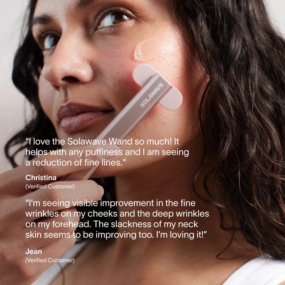 4-in-1 Red Light Therapy Wand &amp; Activating Serum Kit Solawave